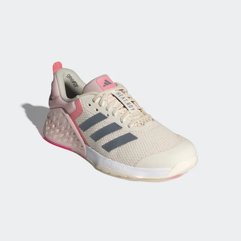 adidas Dropset 3 Chalk White Iron Metallic Semi Pink Spark (ID8635)