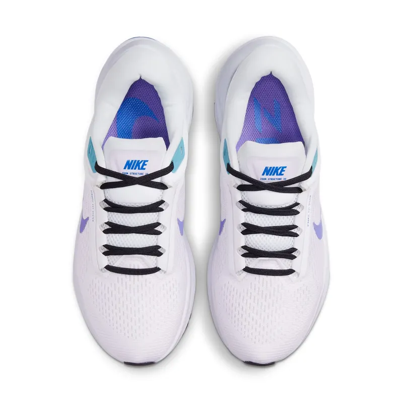 Nike Air Zoom Structure 24 Road Running White (DA8570-105)