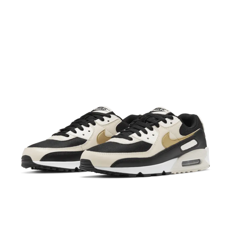 Nike Air Max 90 Black Metallic Gold Summit White Black/Metallic Gold-Summit White (DB9578-001)