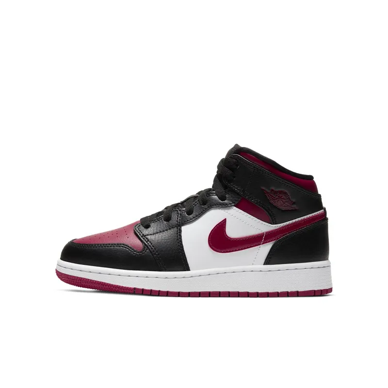 Air Jordan Nike AJ 1 Mid Bred Toe (GS) (2020) (554725-066)