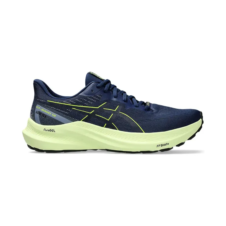 ASICS GT-2000 12 GTX Blue Expanse Safety Yellow (1011B687-400)