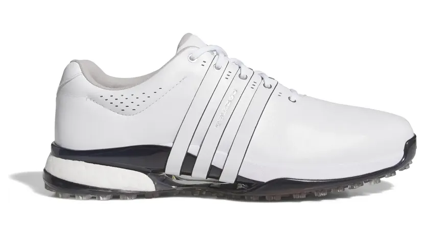 adidas Tour360 25 Spikeless Golf White Collegiate Navy Red (HP7069)