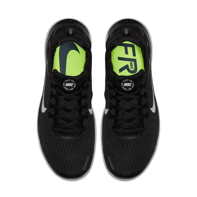 Nike Free RN 2018 Black White Black/White (942836-001)