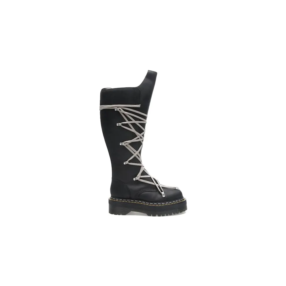 Dr. Martens 1460 DRKSHDW Quad Sole Pentalace Boot Rick Owens Black (DM02E6811 0001 09)