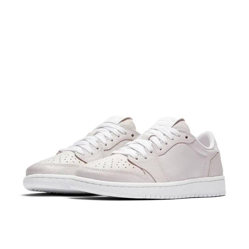 Air Jordan I 1 AJ Retro Low No Swoosh Off-White/White (AH7232-100)