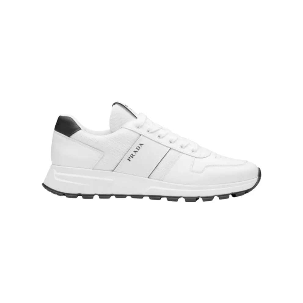 Prada Prax 1 Leather Low White Black (4E3571_3L3F_F0964)