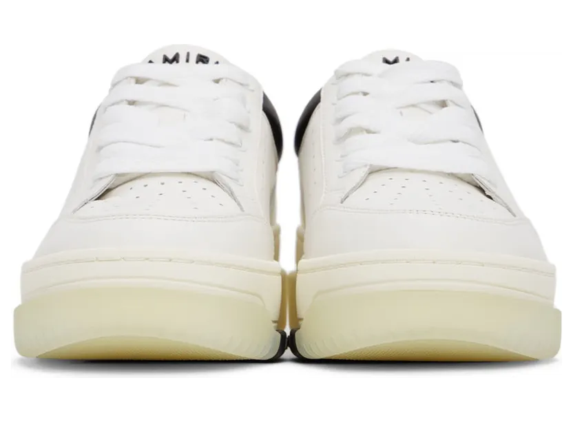 AMIRI White & Black Stadium Low Sneakers (PS22MFS007-111) (2)