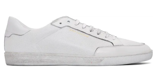 Saint Laurent White SL/10 Sneakers (5866171JZ10)