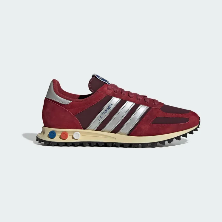 adidas LA Trainer OG “Noble Maroon / Silver Metallic / Maroon” (JQ5715)