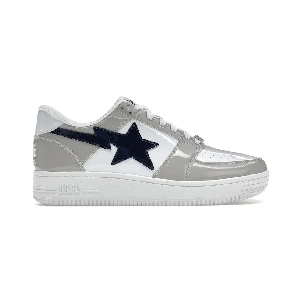 A Bathing Ape Bape Sta Low White Grey (001FWH301002X-WHT)