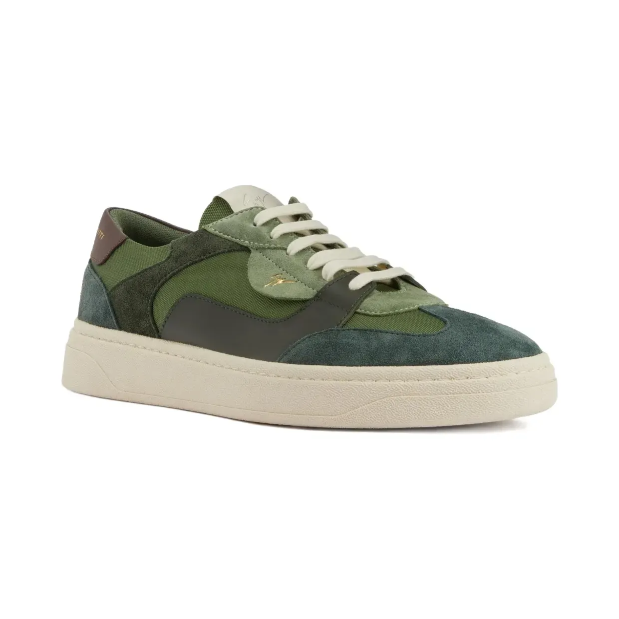 Giuseppe Zanotti GZ94 low-top met vlakken “Green” (RU50018004)