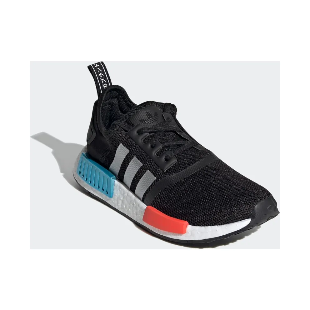adidas NMD_R1 Core Black / Silver Metallic / Solar Red (FX5024)