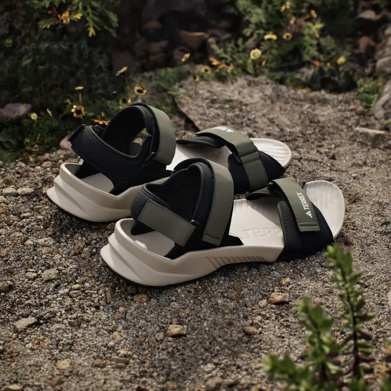 Adidas Terrex Hydroterra Sandals Olive Strata / Core Black / Wonder Beige (JQ2236)