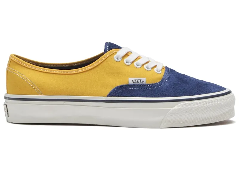 Vans Premium Authentic 44 Suede Canvas True Blue Sunny Yellow (VN000EBNICN)
