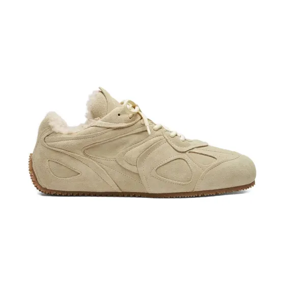 Axel Arigato Slow Shearling Runner Sneakers – Nude (F3995001)