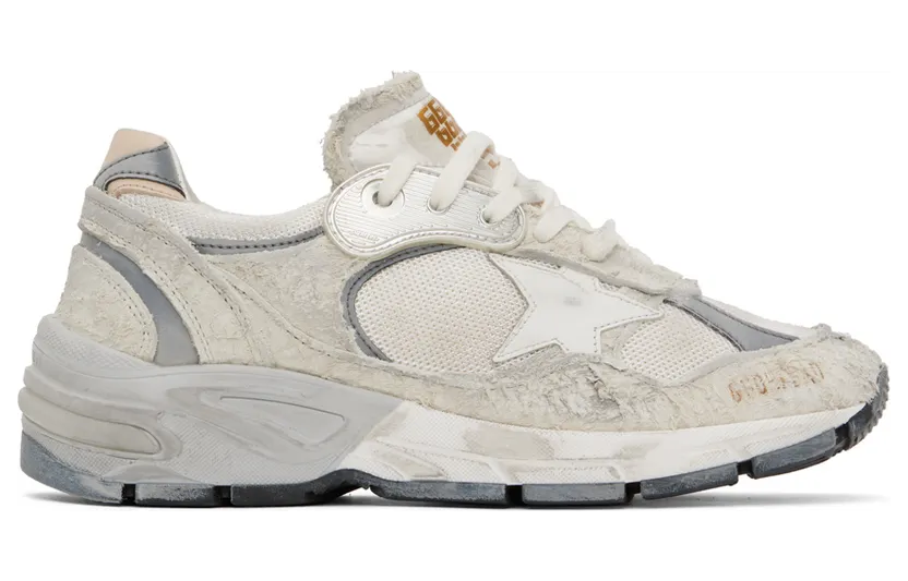 Golden Goose Dad-Star Off White Light Grey (W) (GWF00199F00215680185)