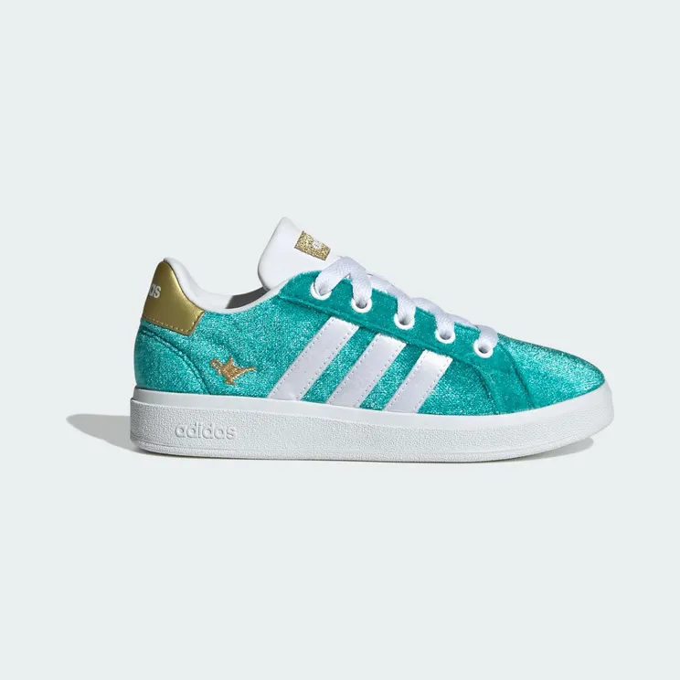 Adidas Grand Court 2.0 GS “Disney Jasmine Pure Teal” (JQ6684)
