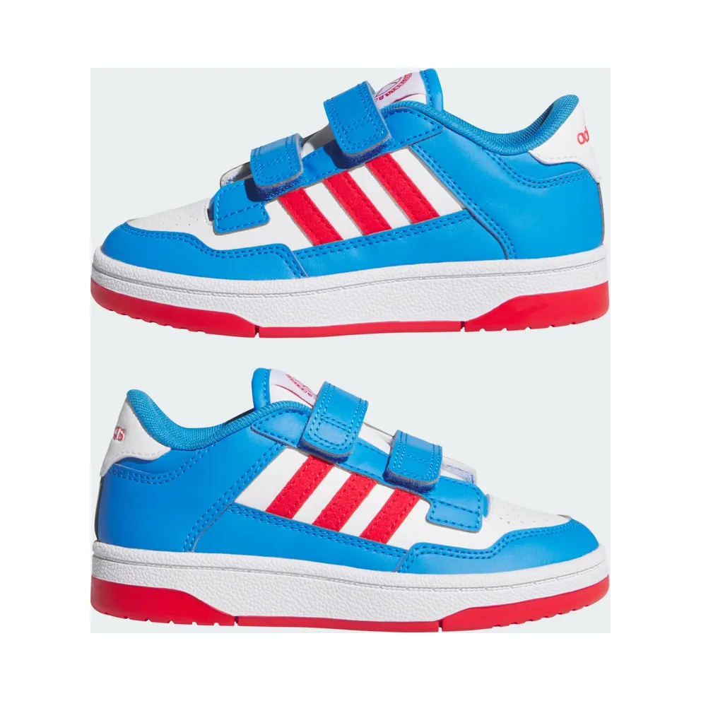 Adidas Rapid Court Kids Lucid Ray Blue / Pure Ruby / Cloud White (JS4765)