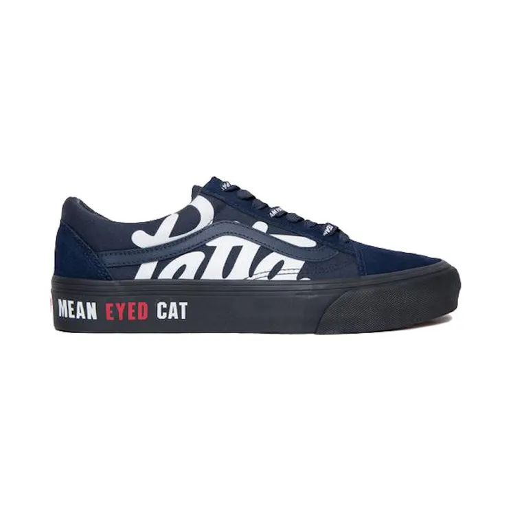 Vans UA Old Skool VLT LX Patta Mean Eyed Cat Salute Navy (VN0A4BVF5X61)