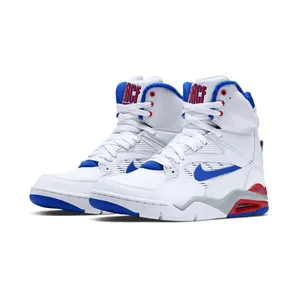 Nike Air Command Force White Lion “White / Bright Crimson / Wolf Grey / Lyon Blue” (684715-101)