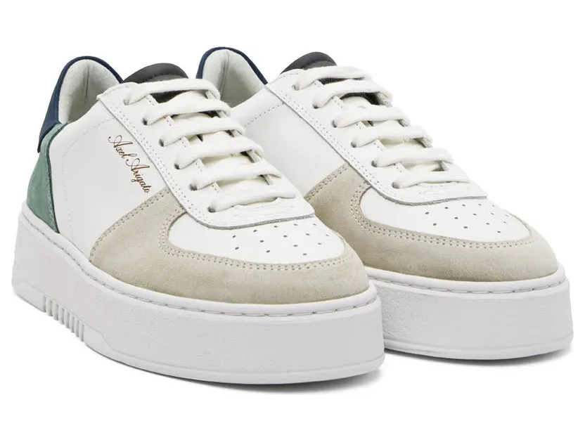 Axel Arigato White & Blue Orbit Sneakers (24014) (4)