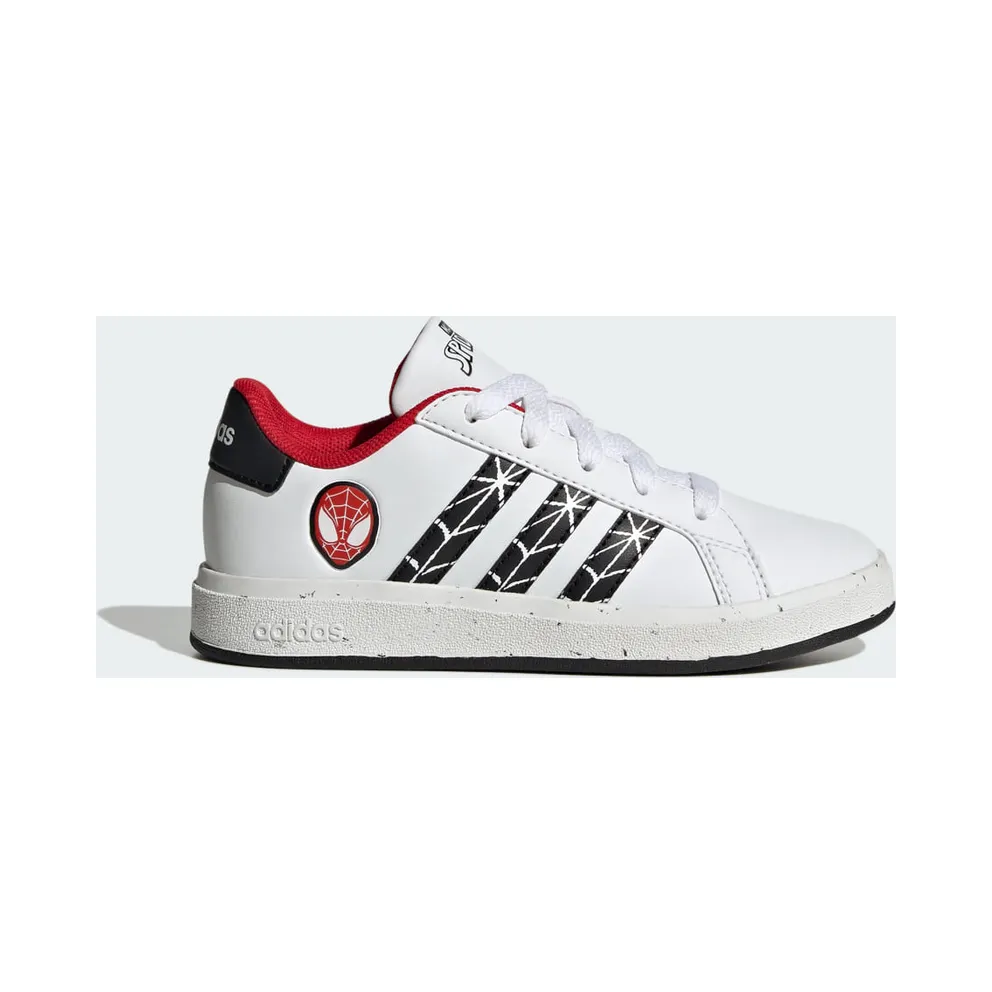 Adidas adidas Grand Court x Marvel Spider-Man Kids Cloud White / Core Black / Better Scarlet (IG7169)