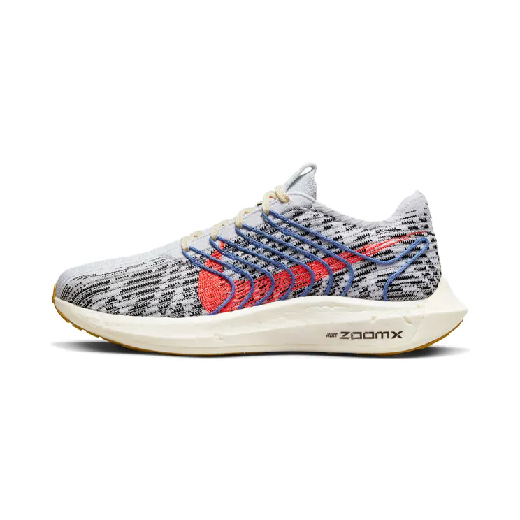 Nike Pegasus Turbo Next Natureen (straat) Grey “Pure Platinum / Black / Medium Blue / Bright Crimson” (DM3414-002)