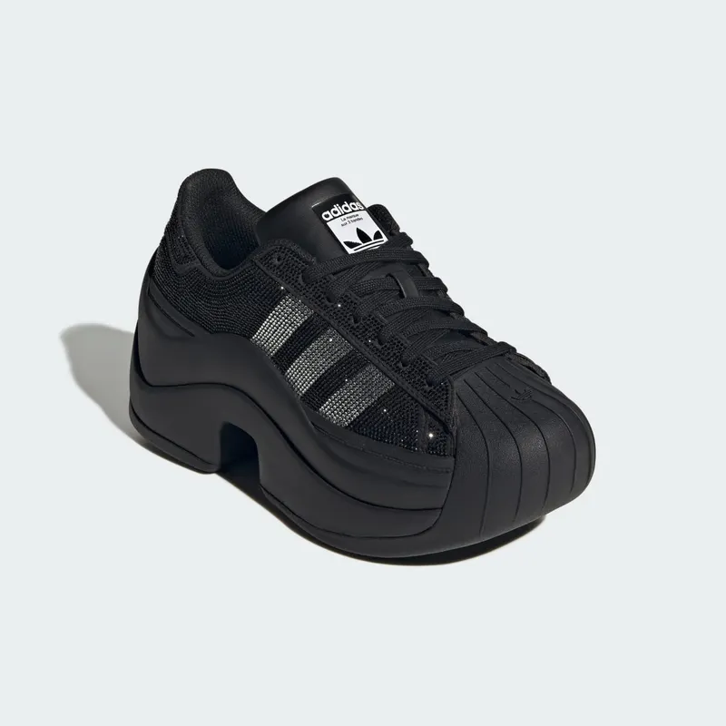 Adidas SUPERSTAR BOLD- Core Black / Silver Metallic / Cloud White (IH1663)