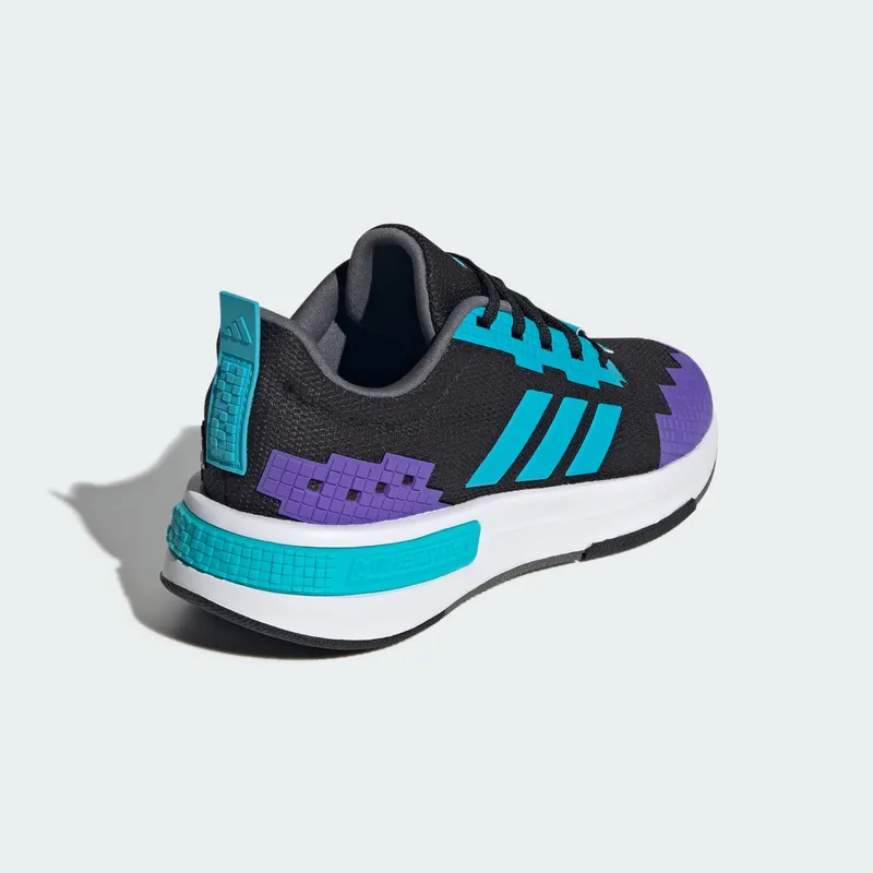 Adidas ADIDAS MINECRAFT PRO Shoes JUNIOR Core Black / Lucid Cyan / Cloud White (JR1966)