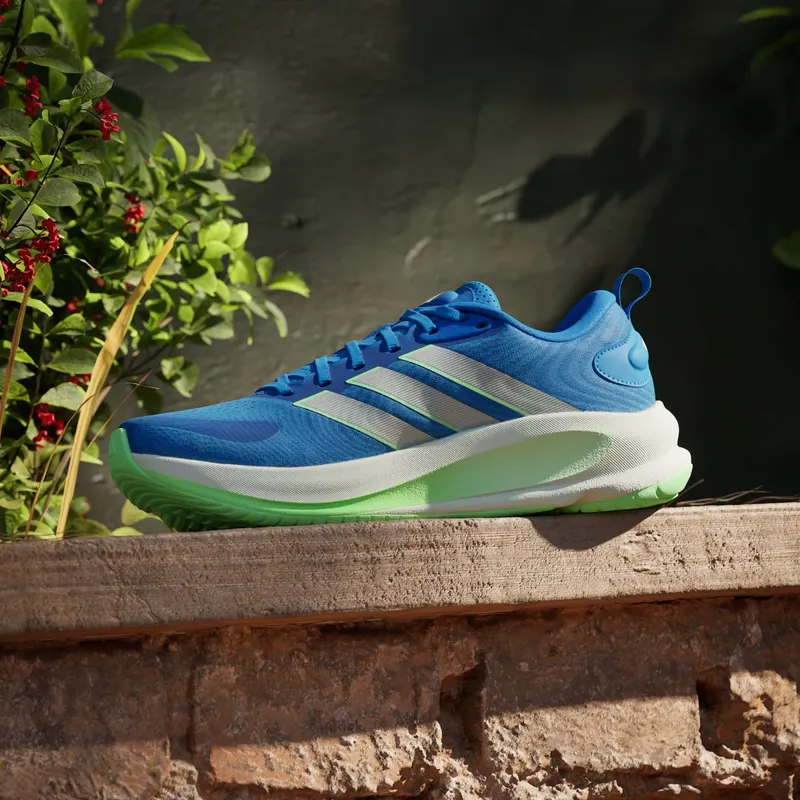 Adidas SUPERNOVA EASE 2 M Running Shoes Blue / Silver Metallic / Lime Burst (JQ3910)