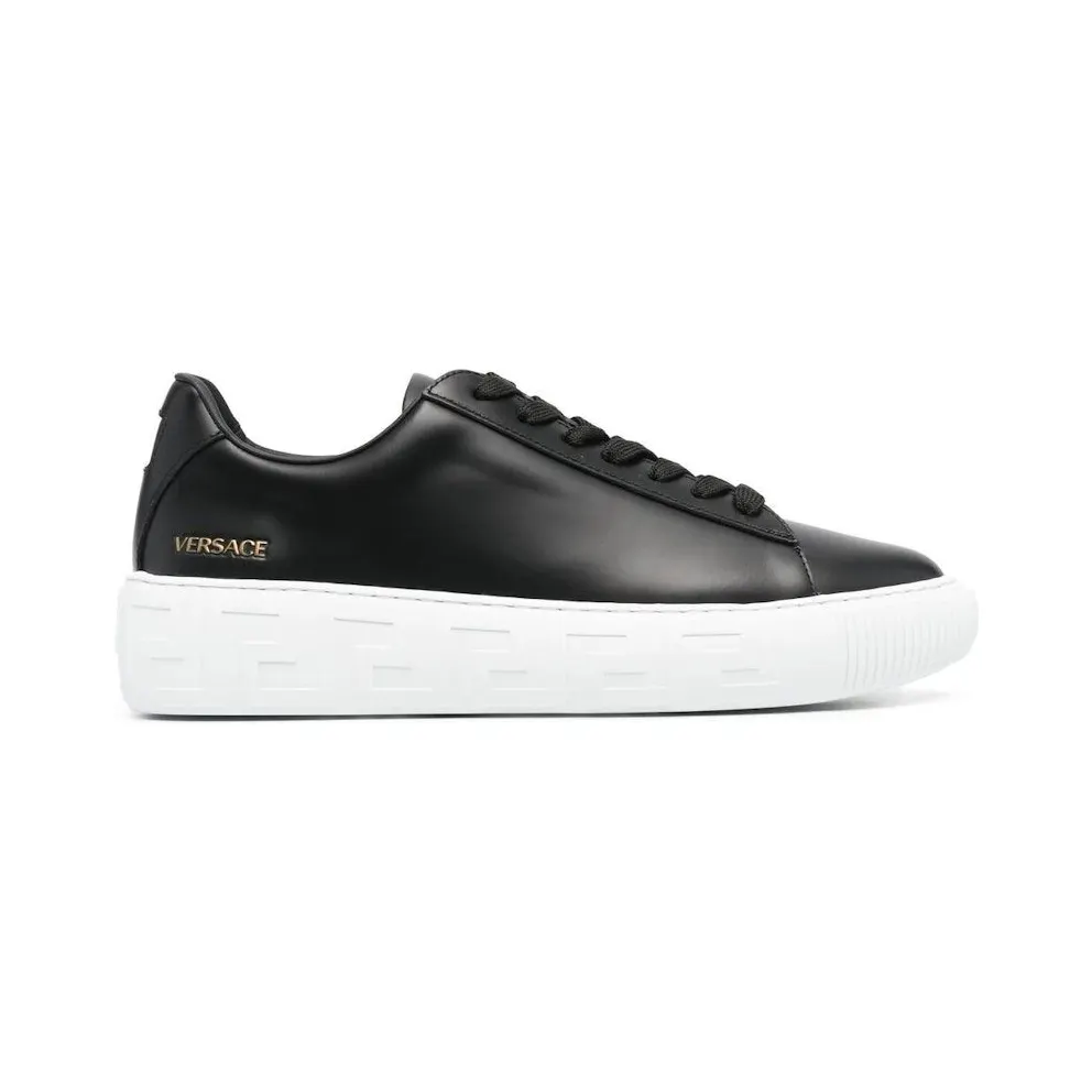 Versace Greca Lace-up Black White (DSU8404-DV50G _D41)
