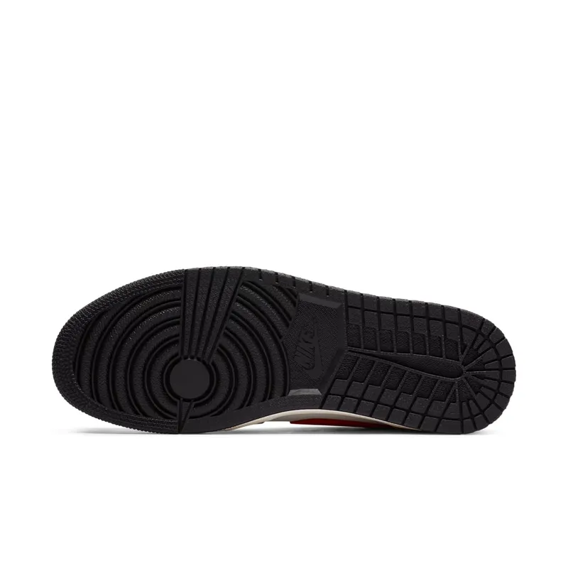 Jordan 1 Low Night Track Sail/Metallic Silver-Varsity Red-Black (DA4668-001)
