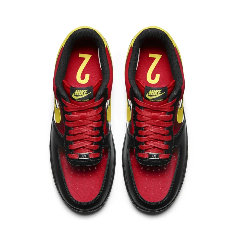Nike Air Force 1 Low Kyrie Irving Black Red Black/Tour Yellow-University Red (687843-001)