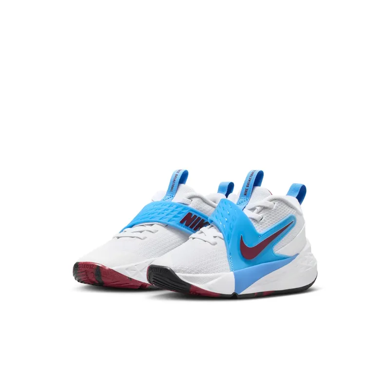 Nike Team Hustle D 12 White University Blue Black Team Red (HF6280-102)