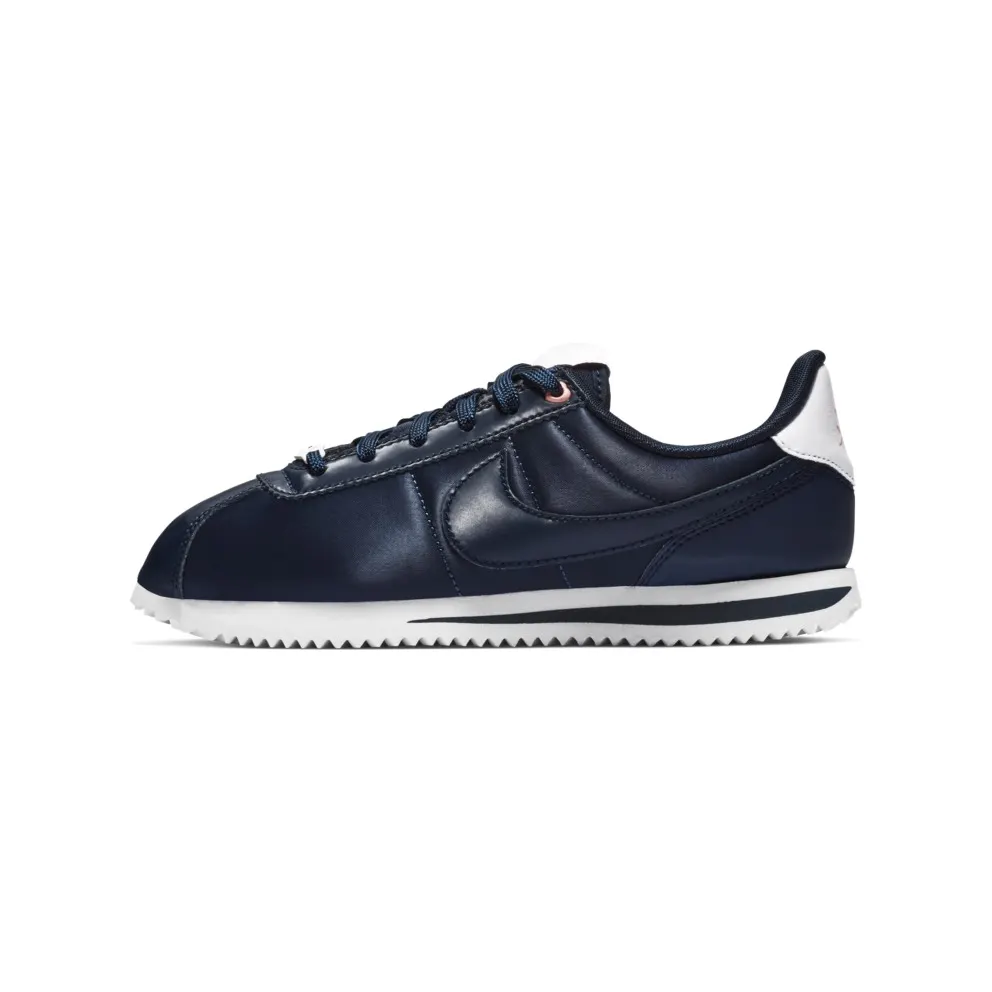 Nike Cortez Basic Valentines Day 2019 Obsidian (GS) Obsidian/Obsidian-White-Bleached Coral (AV3519-400)