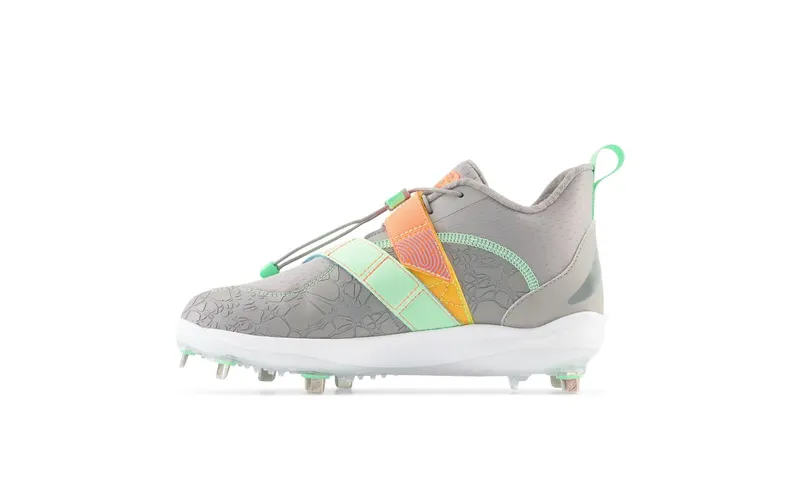 New Balance FuelCell Lindor 2 Metal Team Away Grey Neon Dragonfly Electric Jade (LMLINDL2)
