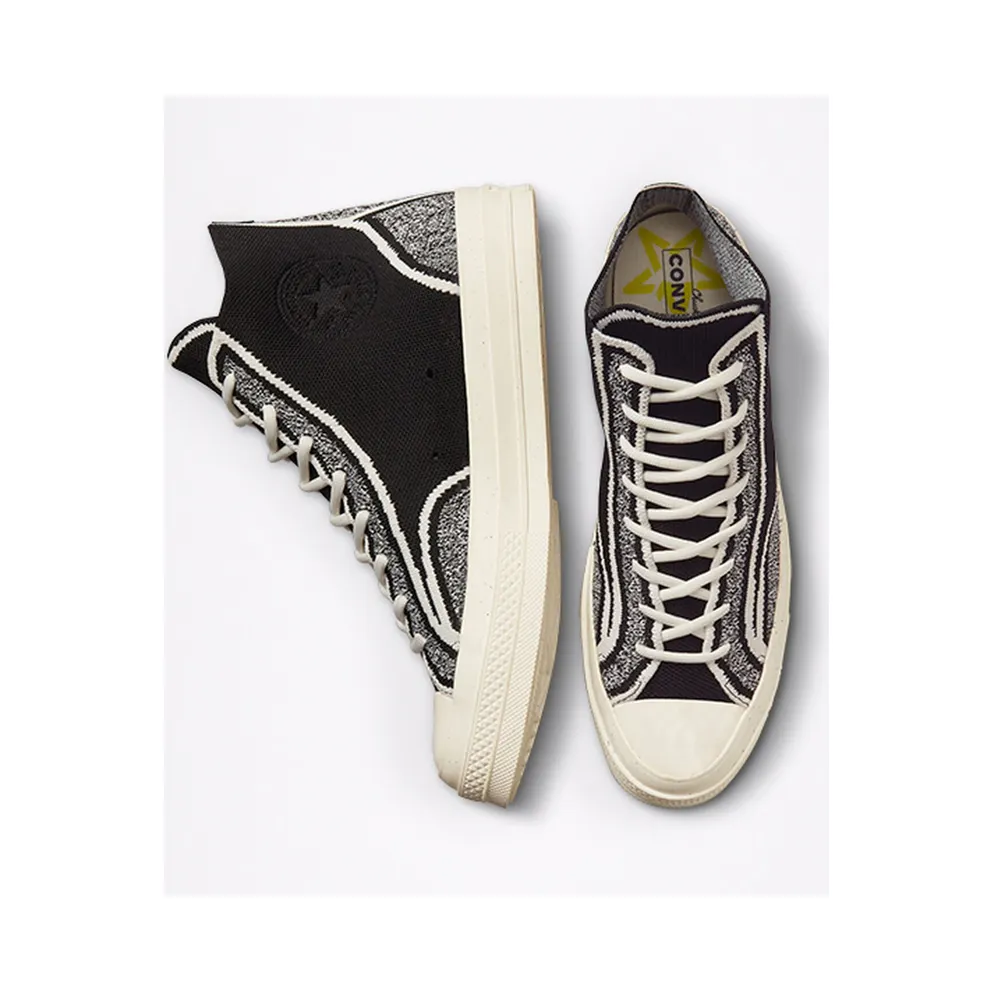 Converse Chuck Taylor All Star 70 Knit Hi Black / Lime Twist / Egret (171486C)