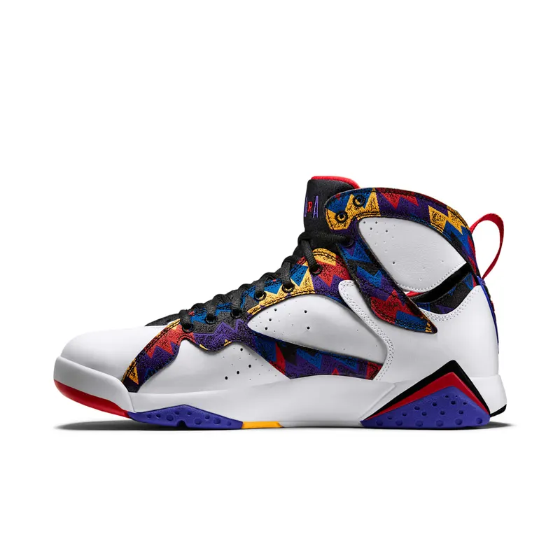Jordan 7 Retro Nothing But Net White/University Red-Black-Bright Concord (304775-142)
