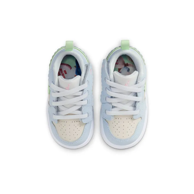 Air Jordan 1 Half Blue/Sail/White/Vapor Green (IB7120-403)