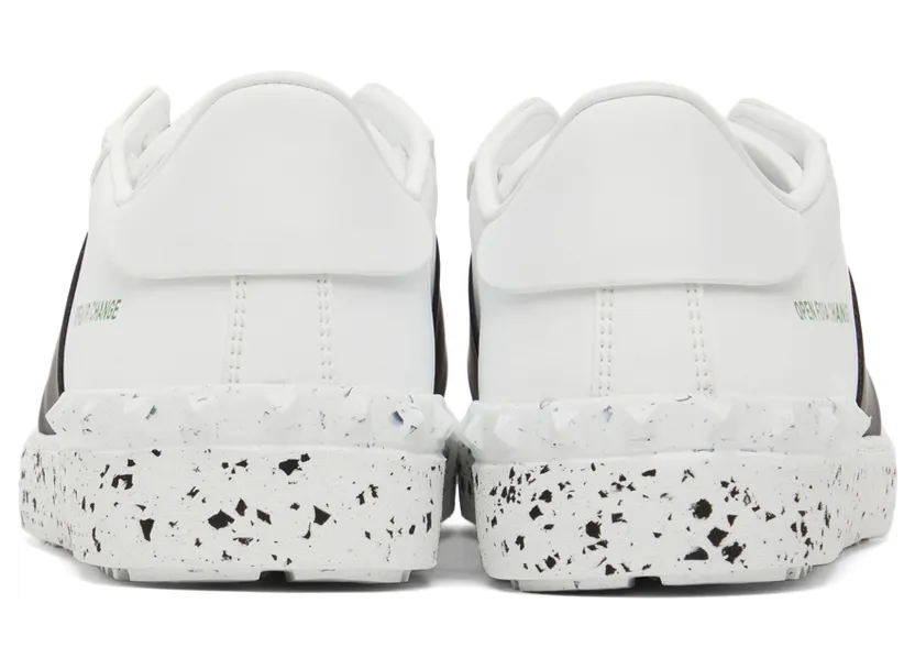Valentino Garavani White & Black Open For A Change Sneakers (XY2S0830PUD) (4)