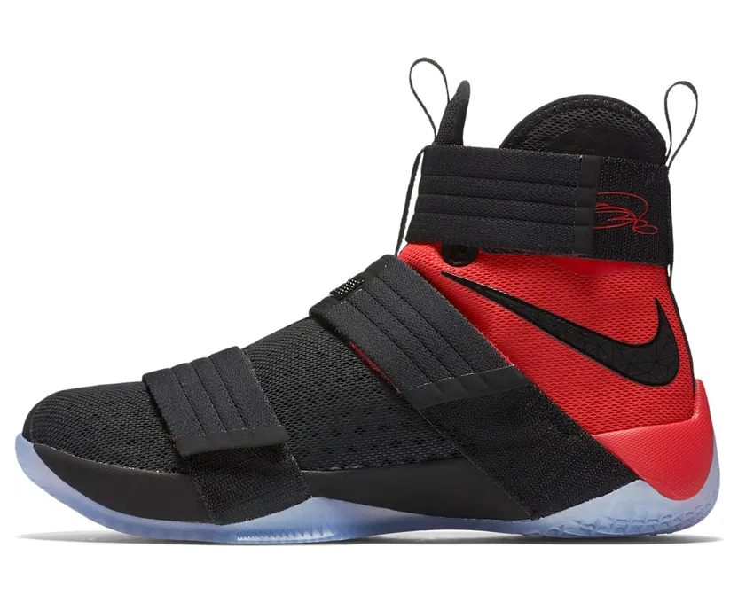 LeBron Soldier 10 Black/Black-Red (844378-006)