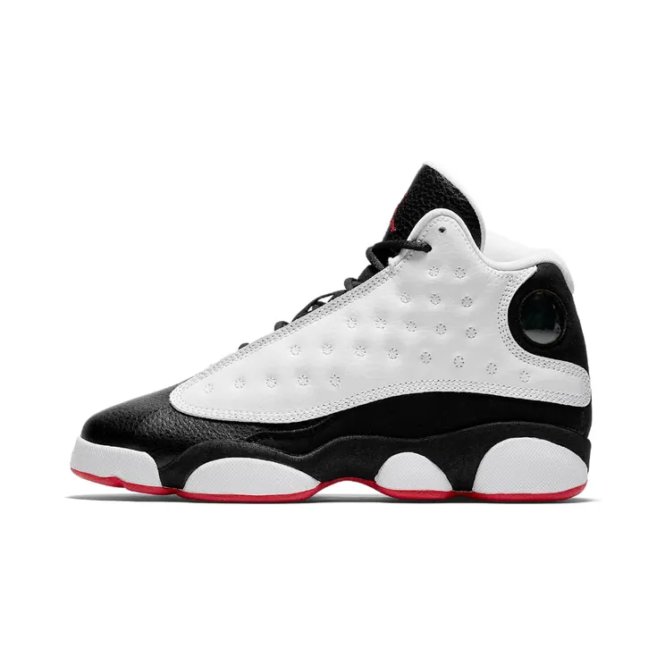 Jordan 13 Retro He Got Game 2018 (GS) “White / Black / True Red” (884129-104)