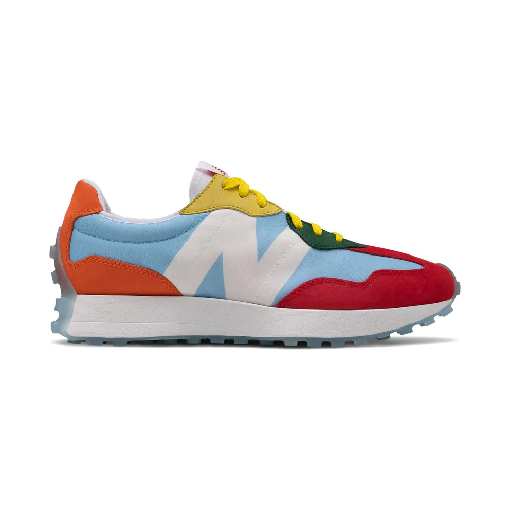 New Balance 327 Kawhi Seismic Moment Munsell White/Team Carolina-Team Orange (MS327BSM)