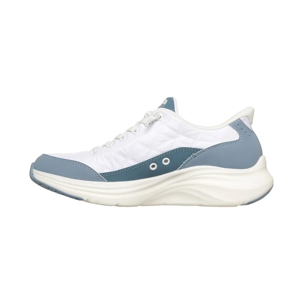 Skechers Slip-ins: Contour Foam Sneaker White/Licht Blue