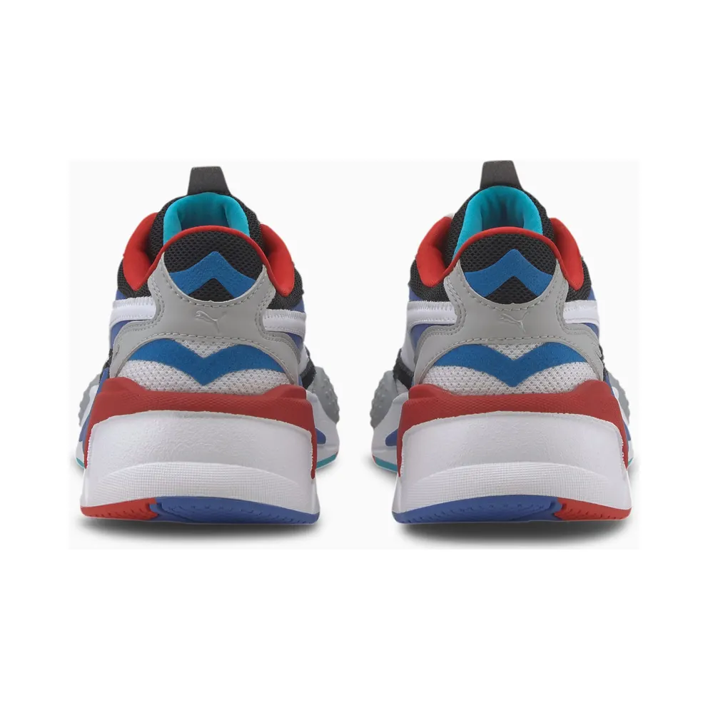Puma RS-X 3 Puzzle White Blue Red (GS) Puma White/Dazzling Blue-High Rise (372357-05)