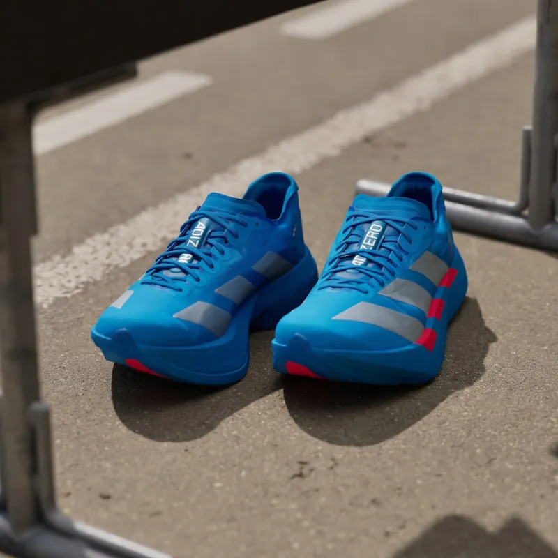 Adidas Adizero Adios Pro 4 Solar Blue / Silver Metallic / Lucid Red (JR4796)