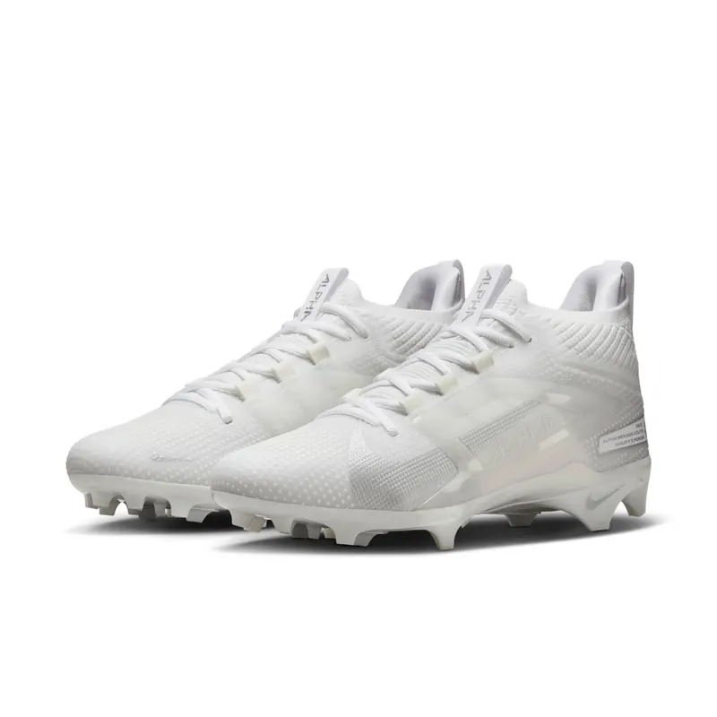 Nike Alpha Menace 4 Elite “White Metallic Silver” (FD7036-101)