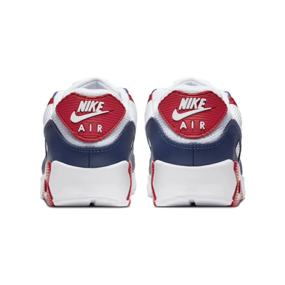 Nike Air Max 90 USA (2020) White/Red-Royal (CW5456-100)