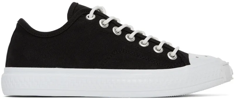 Acne Studios Black Canvas Low Black/Off White (AD0522-)