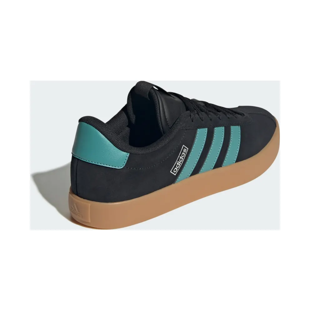 Adidas VL Court 3.0 Core Black / Powder Teal / Silver Metallic (JR8653)